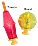 Night Bobby Lighted Fishing Float - 2 1/4-Inch - Red