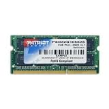 Patriot 4GB (2GB x 2) So-Dimm DDR3 1066MHz 204 pin PC3-(8500). Patriot Signature Line with Extreme Perfermance PSD32G10662S