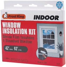 Childrens Toyshop  Tools & Hardware : Frost King V73/3H 42x62 Window Insulation Kit 3 Pak for Indoor Use