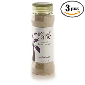 Essential Cane Vanilla Bean Flavored Cane Sugar, 5 Ounce Jars (Pack of 3) Essential Cane Vanilla Bean Flavored Cane Sugar, 5-Ounce Jars (Pack of 3)