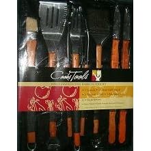 9 Piece Stainless Steel Barbecue Tool Set by Barbecue Tools