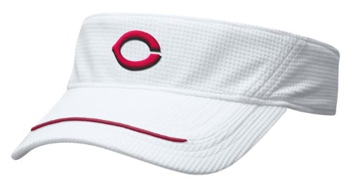 Cincinnati Reds White Nikefit Visor