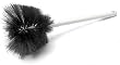 Carlisle Sparta Coffee Decanter Brush 16 w/ Black Bristles