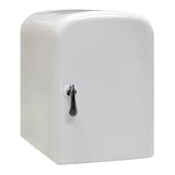 4 Liter AC/DC Portable Mini Fridge Cooler Warmer (White)
