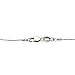 Black Onyx Stone Beads Station Illusion Sterling Silver Chain Necklace