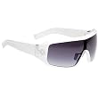 Spy Haymaker Sunglasses - Spy Optic Addict Series Fashion Eyewear w/ Free B&F Heart Sticker Bundle - White/Black Fade
