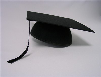 originell Doktorhut Collegehut Doktorarbeit neu schwarz