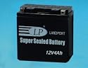 Gel-Batterie 12V 4Ah wartungsfrei (YB4L-B) für Motorroller