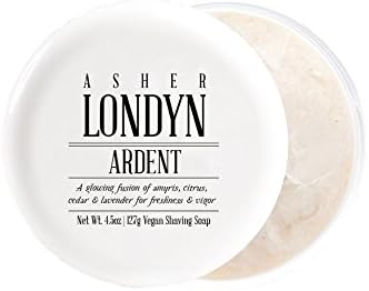 Asher Londyn Ardent Vegan Handmade Shaving Soap