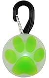 Nite Ize PetLit LED Collar Light White LED - Paw Green