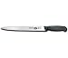Kitchen & Housewares : R H. Forschner by Victorinox 10-Inch Semi-flexible Wavy Edge Slicing Knife,  Black Fibrox Handle