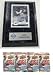 Carl Crawford Tampa Bay Rays Card plaque with 4 packs of Trading Cards