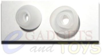 3 Pair Clear Medium Replacement Silicone Ear Buds Gels Cushions Tips for 11mm Skullcandy TiTAN In-Ear Earphones Headphones