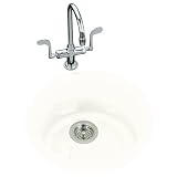 18 Round Self-Rimming Undercounter Entertainment Sink Porto Fino Cashmere