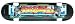 Complete Series B Renner Skateboard - Graffiti On The Tube