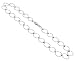 .925 Sterling Silver Link Ankle Bracelet 9" 9.5" Anklet with Spring Ring Clasp