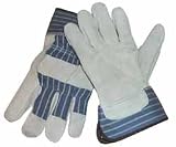 Pro-Safe 82-7563/L Lrg Rbbrzd Sfty Cff Pr Leather Palm Glove
