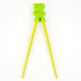 Hello Kitty Plastic Chopsticks w/ Holder Green