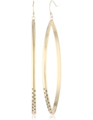 BCBGeneration Gold Plated Lemon Hoop Earrings, 2.5"