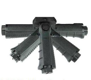 See Tactical Foldable Vertical Foregrip Hand Grip w/ 5 Adjustable Positions