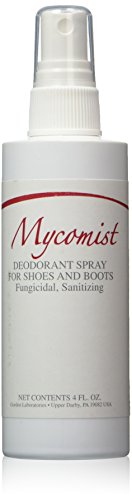 Mycomist Fungicidal Sanitizing Deodorant Spray 4 Oz For Shoes & Boots Gordon Labs