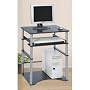 Computer Desk - Easy Assembly - Black and Grey Finish