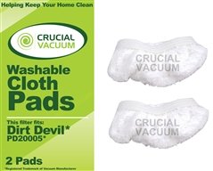 2 Washable Reusable Cleaning Pads for Dirt Devil PD20005 Hand Held Steamer; Replaces Devil PD20020, PD20005 Hand Held Steamer Part # 440001017 31tUYiy9d4L 2 Washable Reusable Cleaning Pads for Dirt Devil PD20005 Hand Held Steamer; Replaces Devil PD20020, PD20005 Hand Held Steamer Part # 440001017