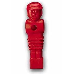 Kickerfigur im L�wen-Design, rot.