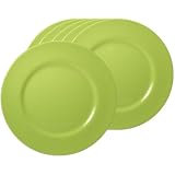 Reston Lloyd Lime Melamine Dinner Plate, Set of 6