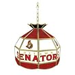 NHL Ottawa Senators Stained Glass Tiffany Lamp - 16 inch diameter