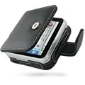 PDair Leather case for Motorola FLIPOUT MB511 - Flip Type (Black)