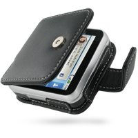 PDair Leather case for Motorola FLIPOUT MB511 - Flip Type (Black)