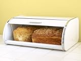 Brabantia 23260 White Bread Box 17.5x10.75-in.