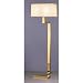 Robert Abbey Doughnut Floor Lamp in Antique Brass