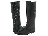 Via Spiga Install Black Leather Knee Boots