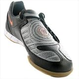 Nike - Nike Total 90 Shoot II IC Men's Indoor Soccer Boots Cleats Shoes Black /Orange Blaze / Metallic Silver