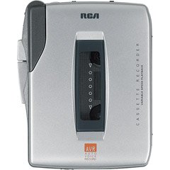 RCA Automatic Voice Activated Hand Held Cassette Recorder