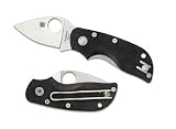 Spyderco Chicago G-10 Plain Edge Knife, Black