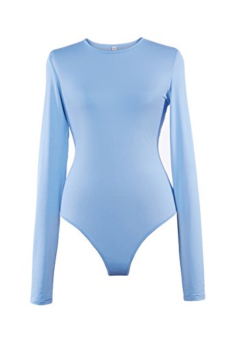 Women Sexy O-neck One Piece Bodysuit Long Sleeve Bodycon Rompers Overall