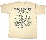 Beavis and Butthead Nerdy By Nature Mens T-shirt