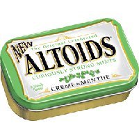 Altoids Curiously Strong Mints, Creme de Menthe - 1.7 Oz/Tin, 12 Ea