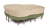 IMAGE OF Eco Patio Table & Chair Set Cover , Large, Rectangular/Oval