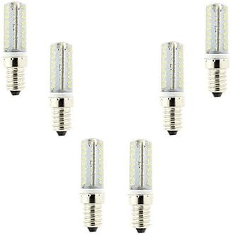 6pcs Dimmable E14 4W 72x3014SMD 360LM 3000K/6000K Warm White/Cool White Light LED Corn Bulb(AC200-240V) , Cold White