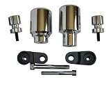No Cut Chrome Aluminum Frame Sliders Swingarm Spools Honda CBR 600 RR 2007 2008