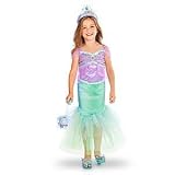 Disney Glitter Sparkle Little Mermaid Ariel Costume Dress for Toddler & Youth Girls Size XXS (2/3)