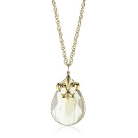 Privileged NYC Gold Fleur De Lis Gold Rope Chain Necklace 30
