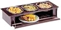 Hostess Cordon Bleu side server brown finish