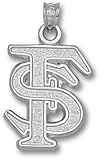 Florida State Seminoles Interlocked FS 3/4 Pendant - Sterling Silver Jewelry