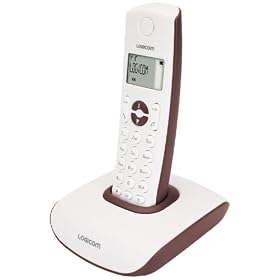 Logicom - Nova 350 POP Solo - T�l�phone sans fil DECT - Mains-libres - Chocolat