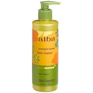 Alba Botanica Pineapple Enzyme Facial Cleanser, 8-Ounce Bottle (Pack of 2)